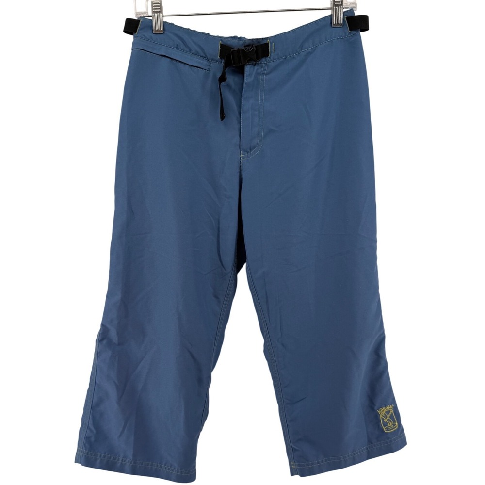Kokatat Womens Medium Blue Paddling Pants Cropped Kayak Canoe Water Sports WM